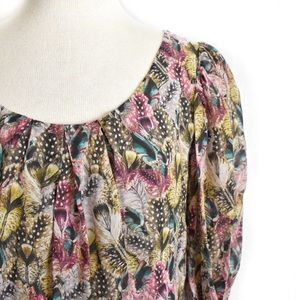 Anthropologie {Leifsdottir} Feather Fiesta Blouse